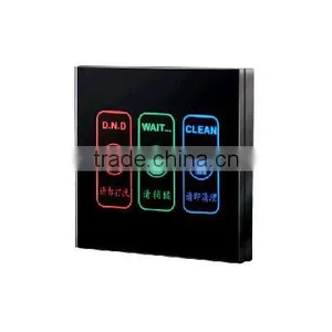 Hotel Room Touch Sreen Type Bedside Control Switch ,Display Touch Screen Smart Wall Switch thumbnail-1