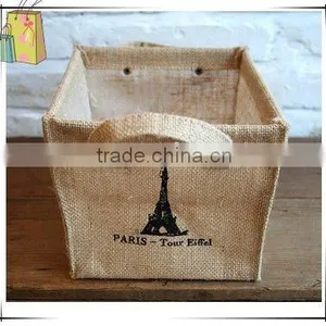 Eco Linen Storage Box Foldable Organization thumbnail-1