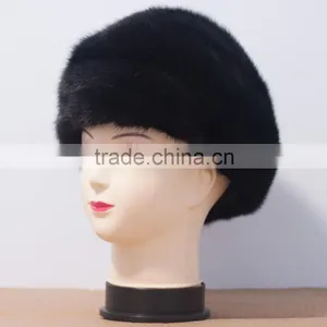 2015 New Collect Mens Winter Fur Hat Russian Mink Fur Hat For Sale thumbnail-2