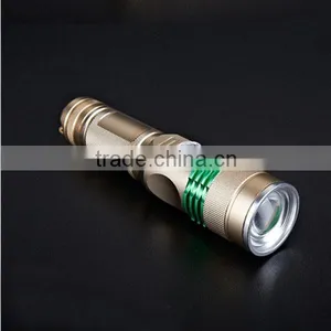 POPPAS-6610 500lumens XM-L T6 Micro USB & Power Bank Rechargeable Led Flashlight thumbnail-6