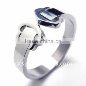 TR008 Fashion Custom Magnetic Therapy Stainless Steel Ring thumbnail-1