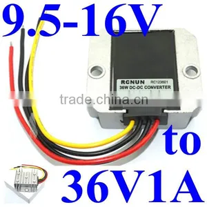 Hot Sale DC-DC 12V Step up to 36V 1A 36W Boost Converter Power Supply Module Waterproof for Bus LED thumbnail-1