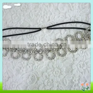 2015 New Arriva Wholesale Stretch Rhinestone Headbands thumbnail-3