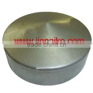 Galvanized Round Metal Fence Post Caps thumbnail-1