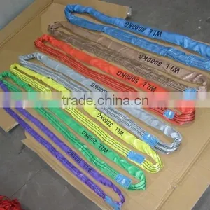 Color Code Lifting Round Webbing Sling 10t thumbnail-6