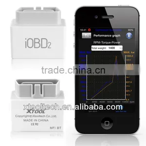 Xtool IOBD2 Obd2 Bluetooth Diagnostic Dongle IOS&Android Supported thumbnail-1