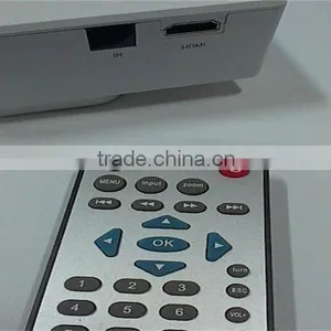 24W Mini Multimedia LCD Image System LED Projector Port - Black thumbnail-5