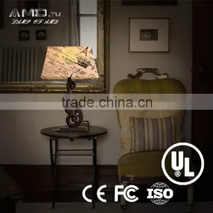Europe Style Table Lamp Iron Fabric Source Light Residential Lighting thumbnail-1