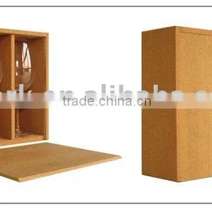 Cork Wooden Box for Wine thumbnail-1