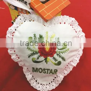 High Quality Flower Design Hand Embroidery Fragrant Bag Size 10x10cm thumbnail-2