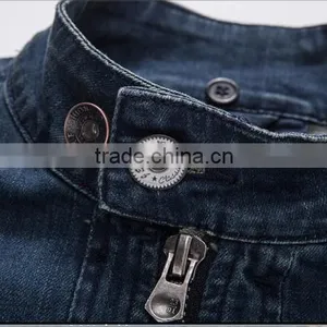 2016 Hot Sale Jeans Wholesale Windbreaker Denim Jacket thumbnail-3