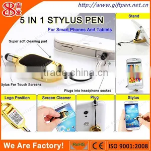 2014 the Main Promotion 5 in 1 Stent Stylus Pen for Ipad thumbnail-1