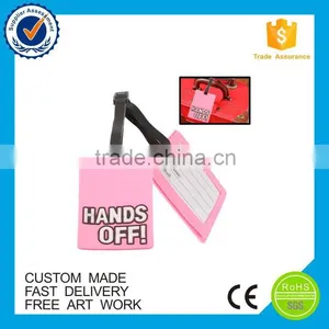 OEM Candy Color Custom Travel Soft Pvc Luggage Tag thumbnail-1