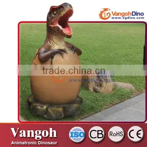 VGD-572 Simulation Dinosaur Fiberglass Dinosaur Egg Statues thumbnail-1