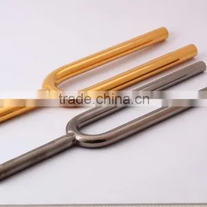 One Set 7pcs or 12pcs Clear or 24k Gold or Platinum or Titanium Color Quartz Crystal Singing Tuning Fork thumbnail-2