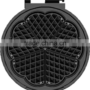 5-Cavity HEART Shaped Electric Waffle Maker thumbnail-3