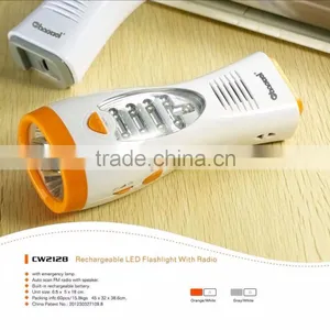 LED Flashlight With Emergency Lamp and FM Radio thumbnail-4
