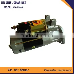 Generator Recoil Starter Assembly S6K E200B 24V/10T/5KW thumbnail-3
