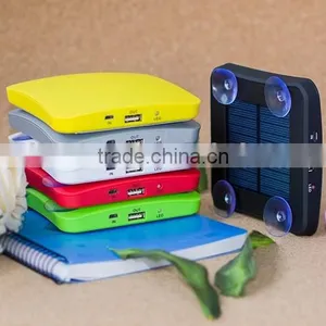 New Coming Promotional Waterproof Solar Power Bank 1800mah 2600mah 5400mah Mobile Solar Power Bank thumbnail-1