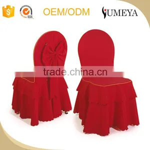 Cheap Lace Universal Wedding Chair Covers and Satin Chair Cover thumbnail-5