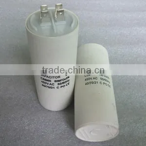 White Plastic & Aluminum Shell LEFENG Brand Cbb60 Cbb65 Cbb61 Cd60 Series Capacitor 5-120uf 250-500vac thumbnail-1