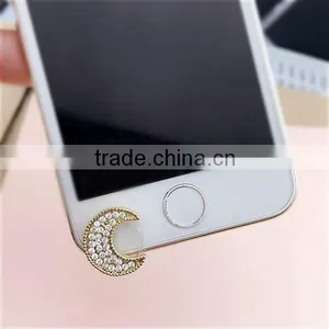 Custom Hot Sell New Products 3d Moon Anti Dust Plug for Mobile Phone Decoration thumbnail-1