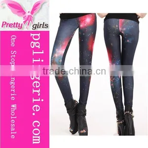 2015 Women 3d Printed Leggings,Aurora Skye Galaxy Leggings,Aurora Skye Galaxy Leggings thumbnail-1