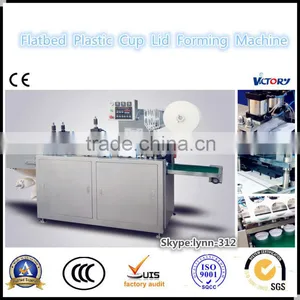 CE Standard Automatic Flatbed Plastic Lid Cover Forming Machine,plastic Lid Cover Thermoforming Machine thumbnail-1
