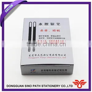 Water Erasable Silver Refill Pen, Gel Ink Pen for Leather Industry thumbnail-6