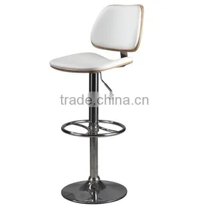 Hot Sale Acrofine Design Swivel High Bar Stools Wood Bar Stool With Back HY3024H thumbnail-5