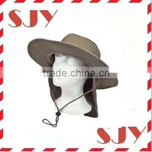 Bucket Flap Hat Wholesale Safari Bucket Hat With Flap Neck Cover thumbnail-1