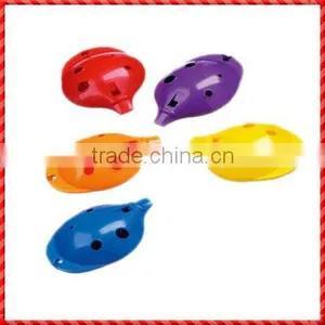 Beautiful Multi-colored Ceramic Ocarina of Musical Instrument thumbnail-1