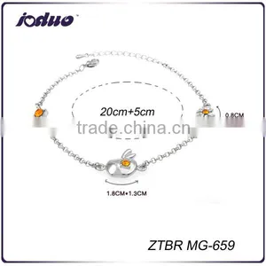 Fashion Apple Shaped Rhinestone Bracelets Wholesale thumbnail-1