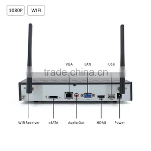 2016 Best Sales!!!1080P HD 2MP 4Ch Wireless IP Camera POE NVR Kits thumbnail-3