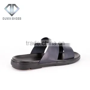 Hot Sale Pakistani Pure Cow Leather Flip Flop Slipper , Bulk Wholesale Men Leather Sandals and Slippers Shoes thumbnail-5
