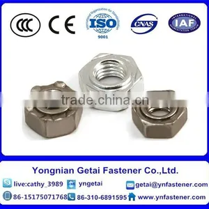 Hexagon Welding Nuts , DIN933/931,928-1983,Welding Hexagon Nuts With High Quality thumbnail-1