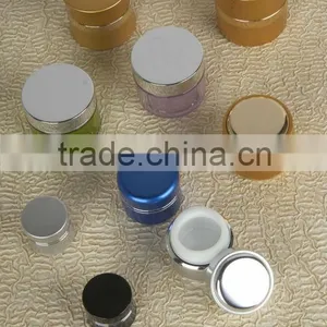 Customized Colorful Frosted Empty Aluminum & Glass Cream Jar thumbnail-1