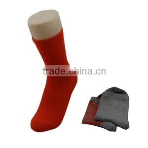 GSW-28 Make to Order High Quality Socks Dozen 100 Pure Red Cotton Women Socks thumbnail-1