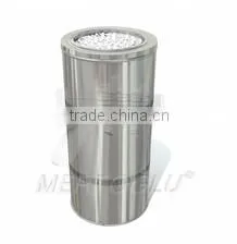 Indoor Stainless Steel Trash Litter Bin thumbnail-1