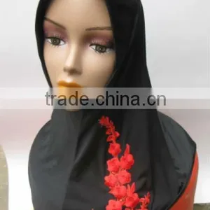OEM- Malaysia Scarf Arab Hijab Muslim Scarves Embroidered TA002# thumbnail-2