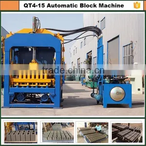 QT4-15 Full Automatic Cement Concrete Block Making Machine in India Price thumbnail-1