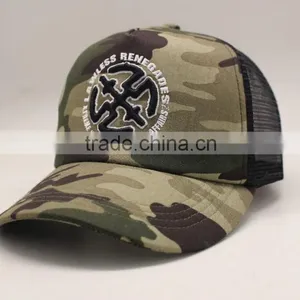 Factory Price Trucker Cap Unisex Gender Camo Mesh Hat China Supplier thumbnail-2