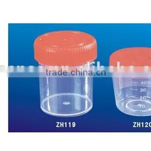 Plastic 120ml Urine Cup thumbnail-1