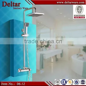 Bathroom Shower Set, Deltar Faucet Shower Mixer Overhead Rain Shower, Brass Hand Shower thumbnail-1
