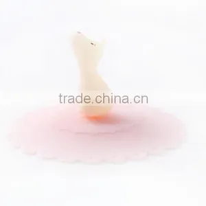 Cute Cartoon Leak Proof Soft Cup Cover Silicone Cute Puppy Dog thumbnail-1