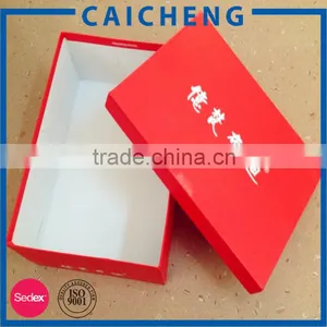 Custom Printed Empty Paper Package Cardboard Shoe Box thumbnail-4