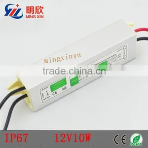 Factory Direct!12v 10W Led Waterproof Power Supply IP67 Led Driver/12v dc Waterproof Power Supply With IP67 and CE,RHOS thumbnail-1