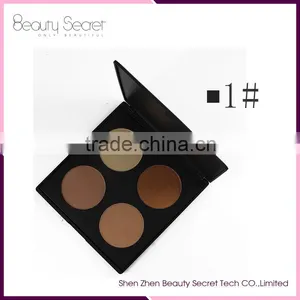 Customized 4 Color Makeup Eye Shadow Contour Highlighter Palette NEW thumbnail-4