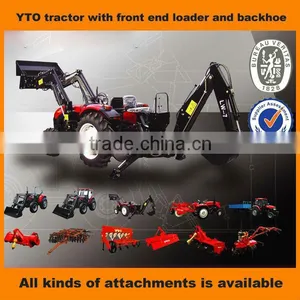 YTO Tractor With 4in1 Front End Loader thumbnail-1