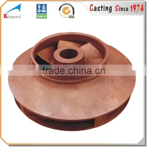 OEM Custom Brass Rotary Casting Water Pump Parts Impeller thumbnail-1